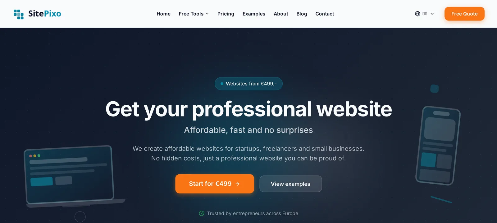 SitePixo.com webdesign platform