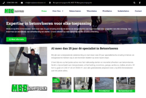 Website voor MSS Betonvloeren